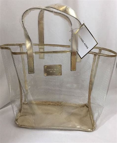 michael kors beach bag ebay uk|Michael Kors clear tote bags.